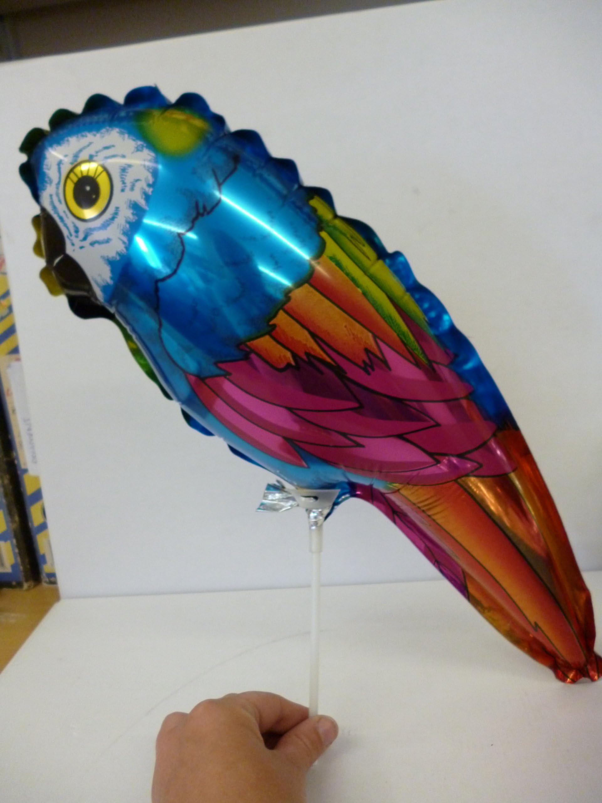 Grabo 15" Colourful Parrot Shaped Mini Foil Balloon (m10)