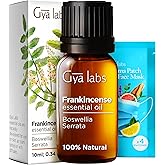 Gya Labs Frankincense Essential Oil - 100% Pure Natural Frankincense Oil for Face Skin Body Massages & Candle Making - Premiu