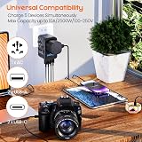 BigFish Universal Travel Adapter 65W USB C PD 4 USB Ports EU UK US AU view 4