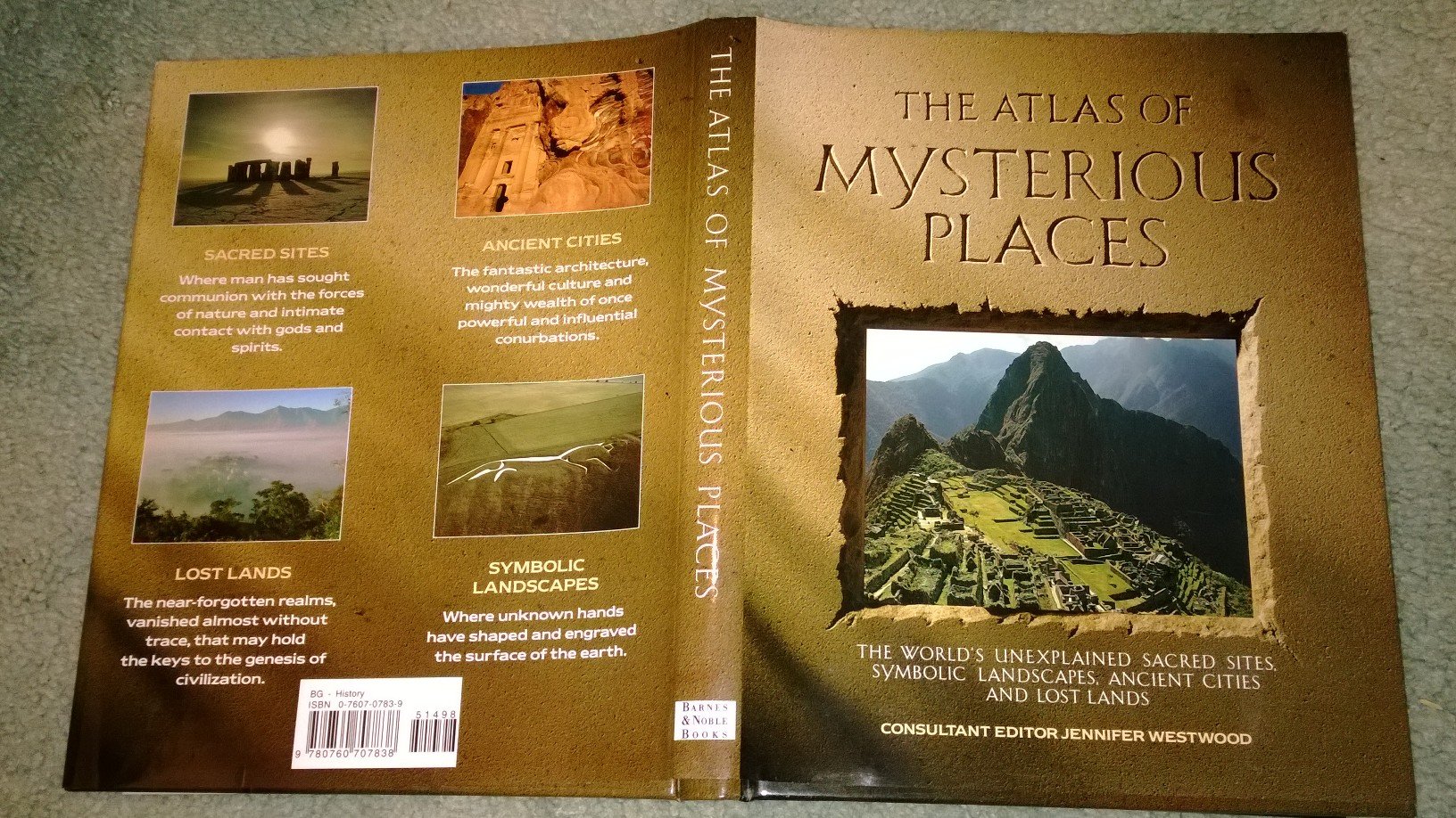 The Atlas Of Mysterious Places Jennifer Westwood 9780760707838