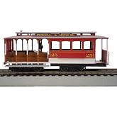 Bachmann Trains - Cable CAR with Grip Man - RED &amp; Gray #25 - HO Scale