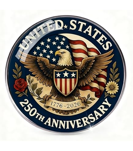 Amazon.com: 10Pcs USA 250th Anniversary Enamel Pin, America