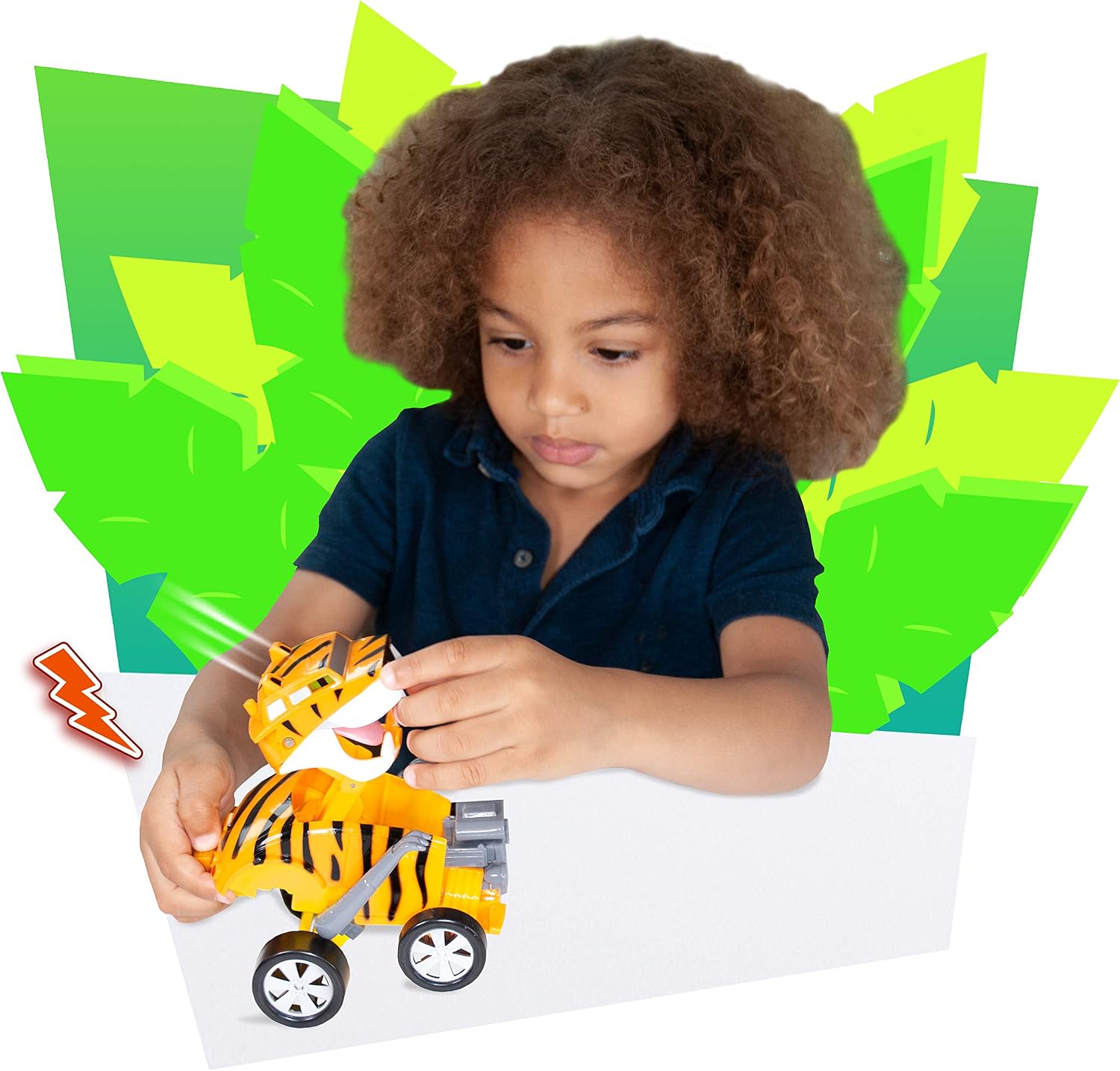Jouet Voiture Transformable En Dinosaure Deluxebase – 5 Modèles, Sans Piles, Pour Enfants 3 Ans Et +