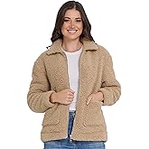 Steve Madden Sherpa Jacket Women - Oversized Faux Fur Winter Coats for Women, Shearling Fleece Plus Size Winter Jacket XS-3X
