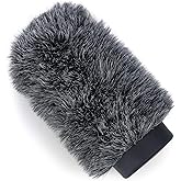 YOUSHARES Deadcat Windscreen for Rode NTG1, NTG2, Audio-Technica AT897 Shotgun Microphones, Wind Muff Up to 5.5" Long