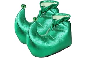 KYMQLYW Adult Elf Shoes Jester Shoes Christmas Shoes Novelty Deluxe Elf Costume Jester Shoes Accessories Cosplay