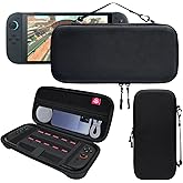 Uxilep Carrying Case Compatible with Nintendo Switch 2 (2025),Portable Hard Shell Carry Case with 10 Game Card Slots,Protective Travel Bag for Nintendo Switch 2 Console Accessories