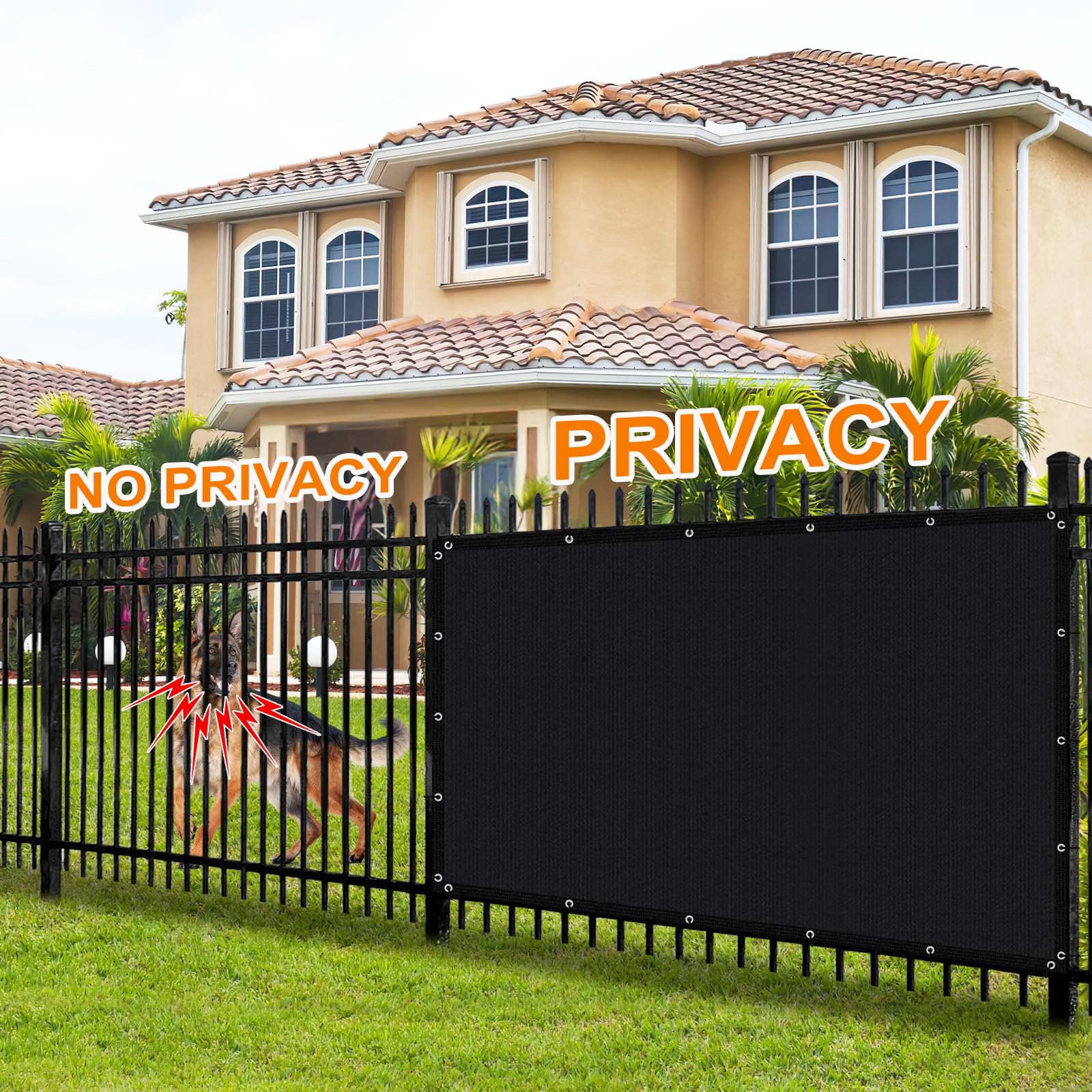 Artpuch 90% Sun Shade Cloth, 8 x 10 FT Pergola