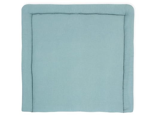 KraftKids Wickelauflage in Musselin mint, Wickelunterlage 60x70 cm (BxT), Wickelkissen