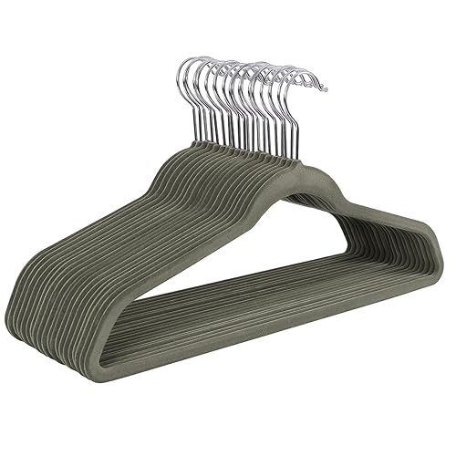 Velvet Hangers,50 Pack Ultra Thin Space Saving Hangers NonSlip Hangers