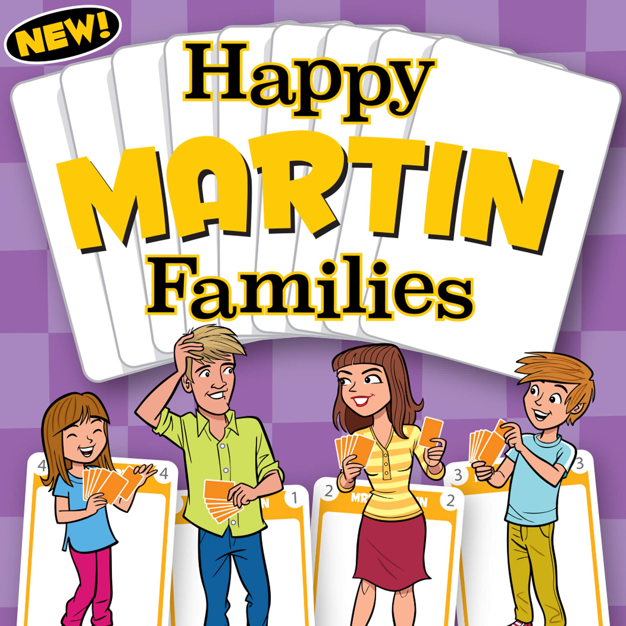 Martin family edition of the Happy Families card games