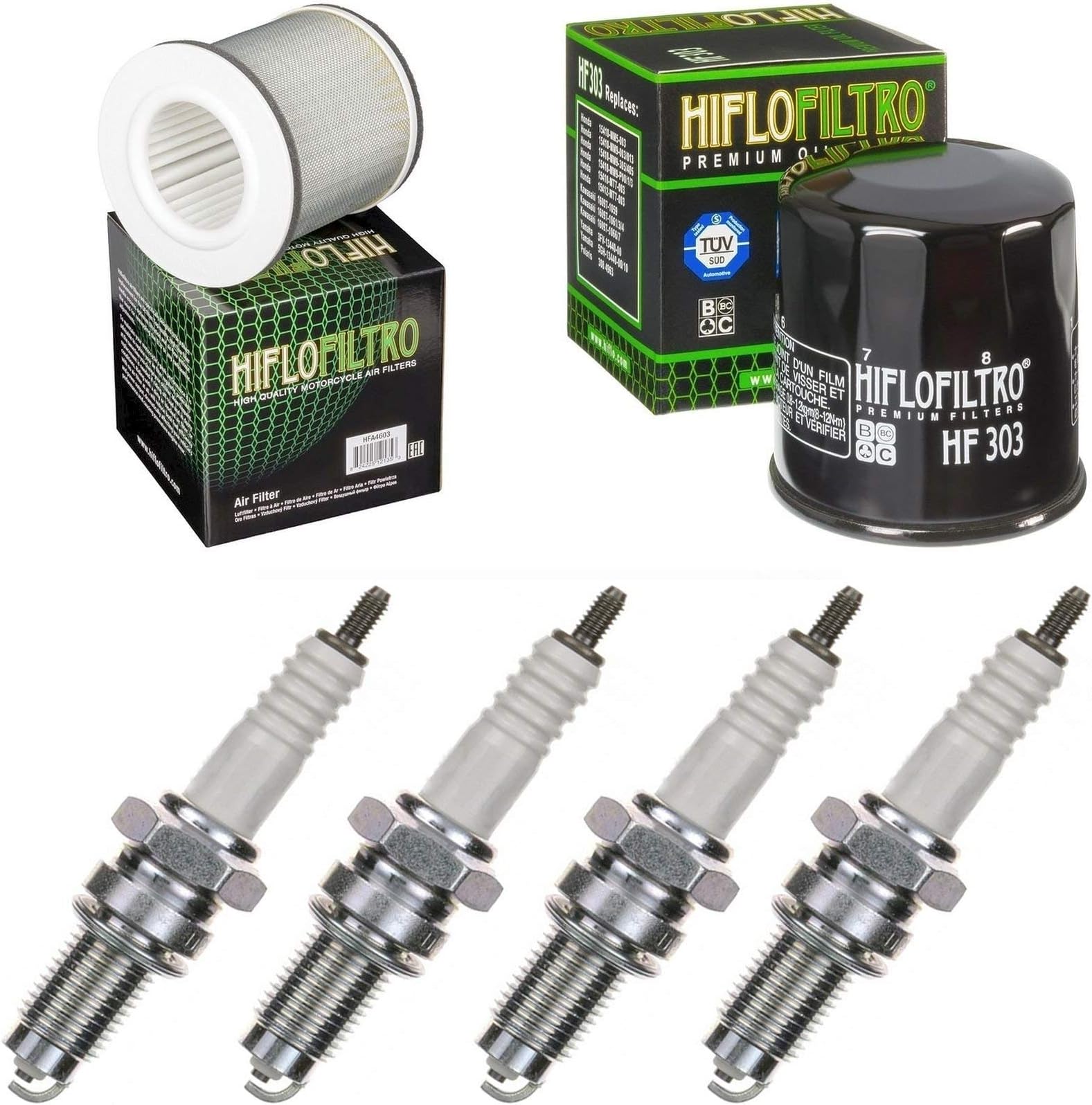 Pamoto Air Filter Oil Filter Spark Plug XJ 900 S Diversion 1995-2003 Maintenance Kit Service Kit