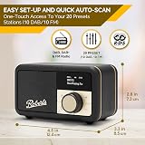 Roberts Revival PETITE2 FM DAB DAB+ Digital Radio with Bluetooth Black view 5