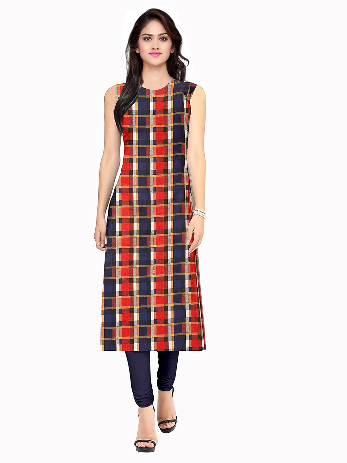 pramukh fashion crepe kurti pack of 3 kurtis combo