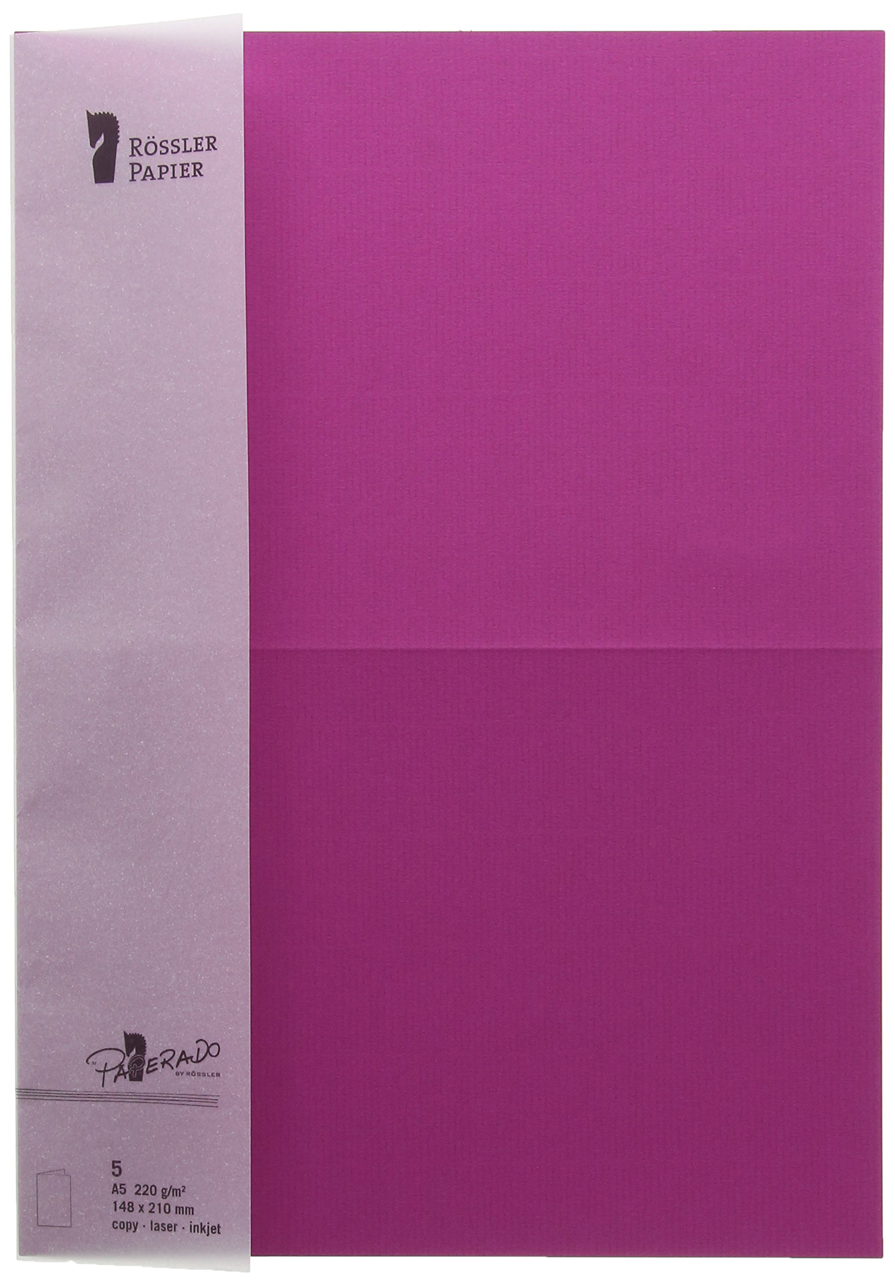 Paperado A5 Folded Card - Amarena (Pack of 5)