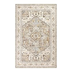 Yamaziot Area Rug 6x9, Non-Slip Washable Boho