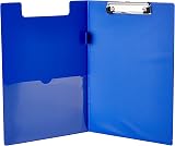 Rapesco VFDCB0L3 Foldover Clipboard with Pocket A4+ Blue view 3
