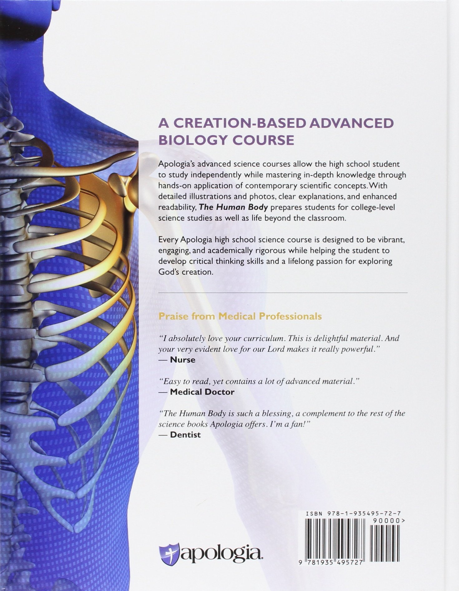 Exploring Creation With Advanced Biology The Human Body Marilyn Shannon And Rachael Yunis 9781935495727 Amazon Com Books