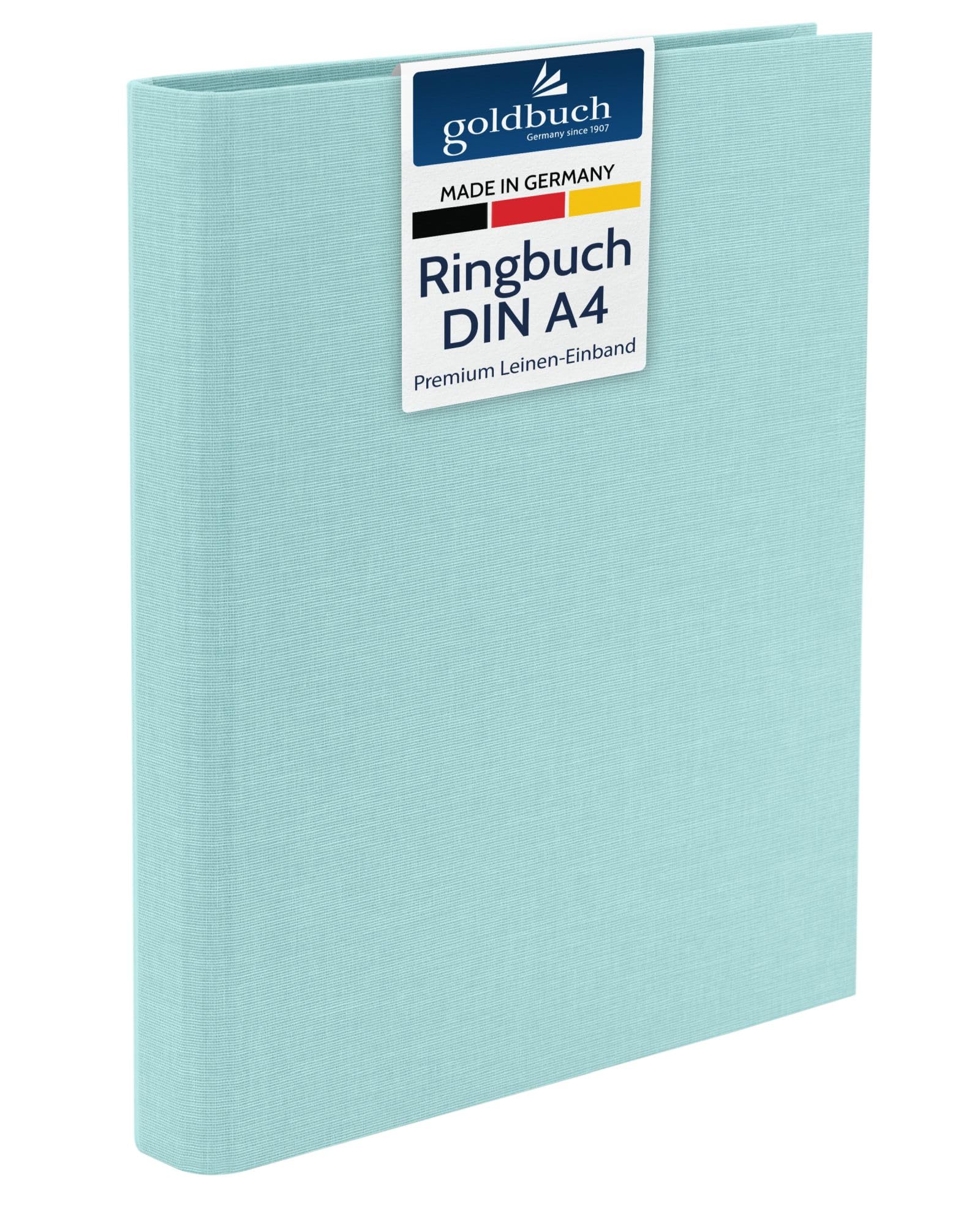 goldbuch Bella Vista Photo Ring Binder 26 x 32 cm Linen 37 Aqua