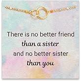 STORYJEWELLERY Sister Gifts, Sister Bracelet, Sisters Birthday Valentines Day Gifts from Sisters, Interlocking Circle Bracelet, Sisterhood Jewelry