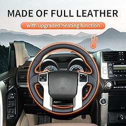 Black Full Leather Replacement Steering Wheel with
