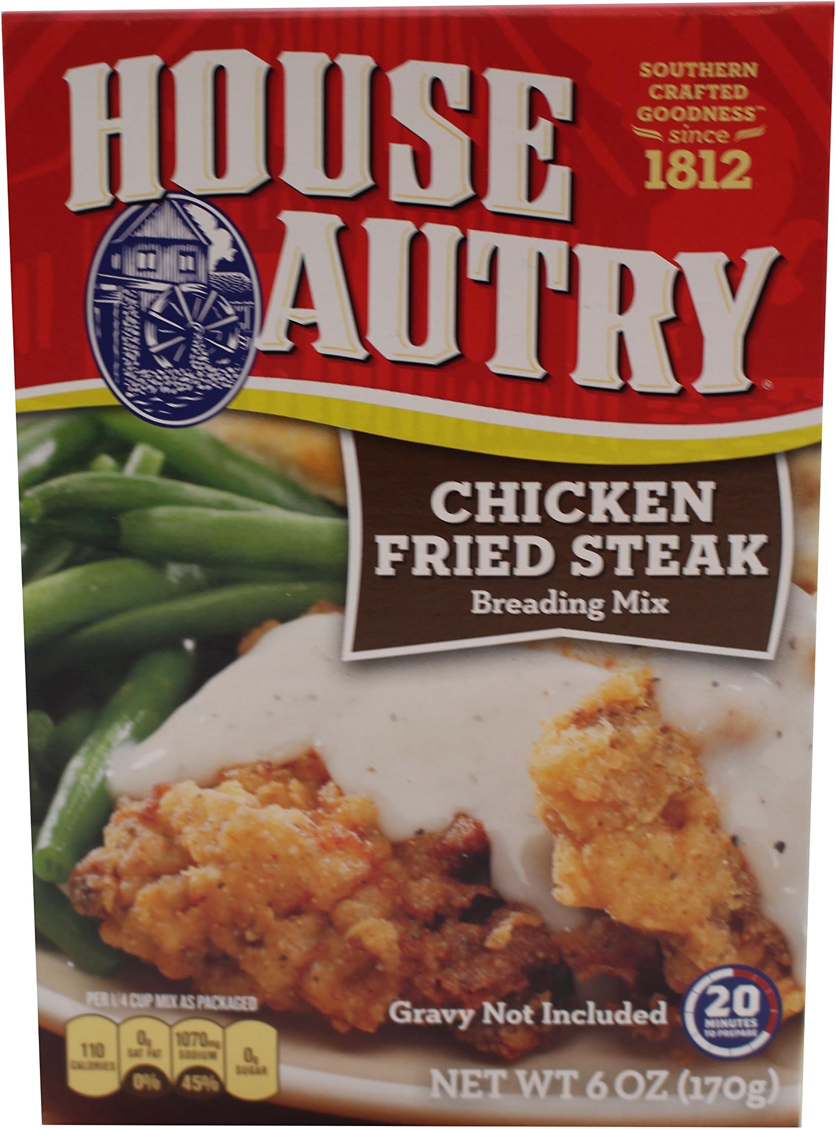 House Autry Chicken Fried Steak Breading Mix 107g
