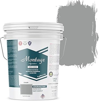 Amazon Com Montage Signature Interior Exterior Eco Friendly Paint Twilight Low Sheen 5 Gallon Home Improvement