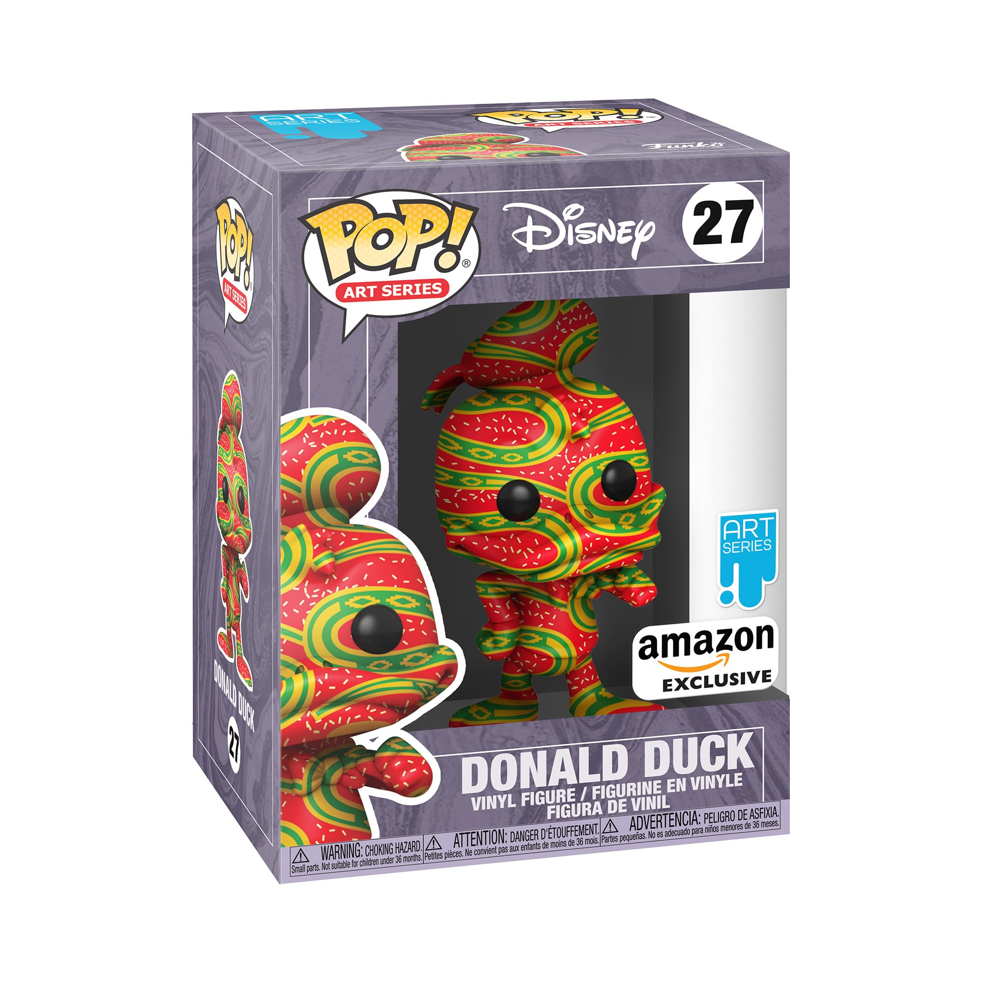 Funko Pop! Artist Series: DTV - Disney - Cinco De Mayo Donald - Disney Standard Characters - Amazon Exclusive - Collectable Vinyl Figure - Includes Premium Plastic Protector Display Case - Gift Idea