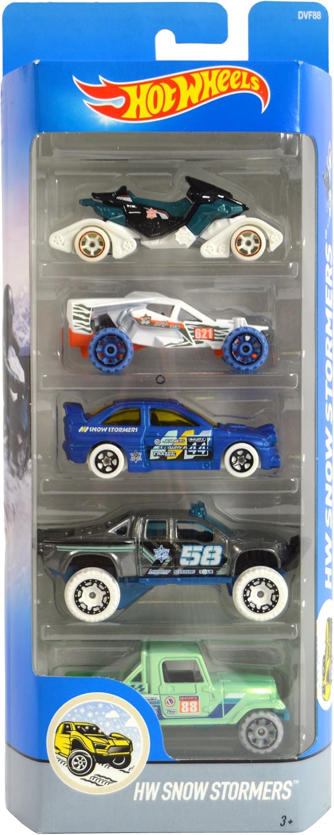 hot wheels snow stormers 5 pack