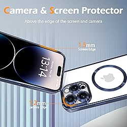 IAIYOXI Magnetic Clear Case for iPhone 14 with Full