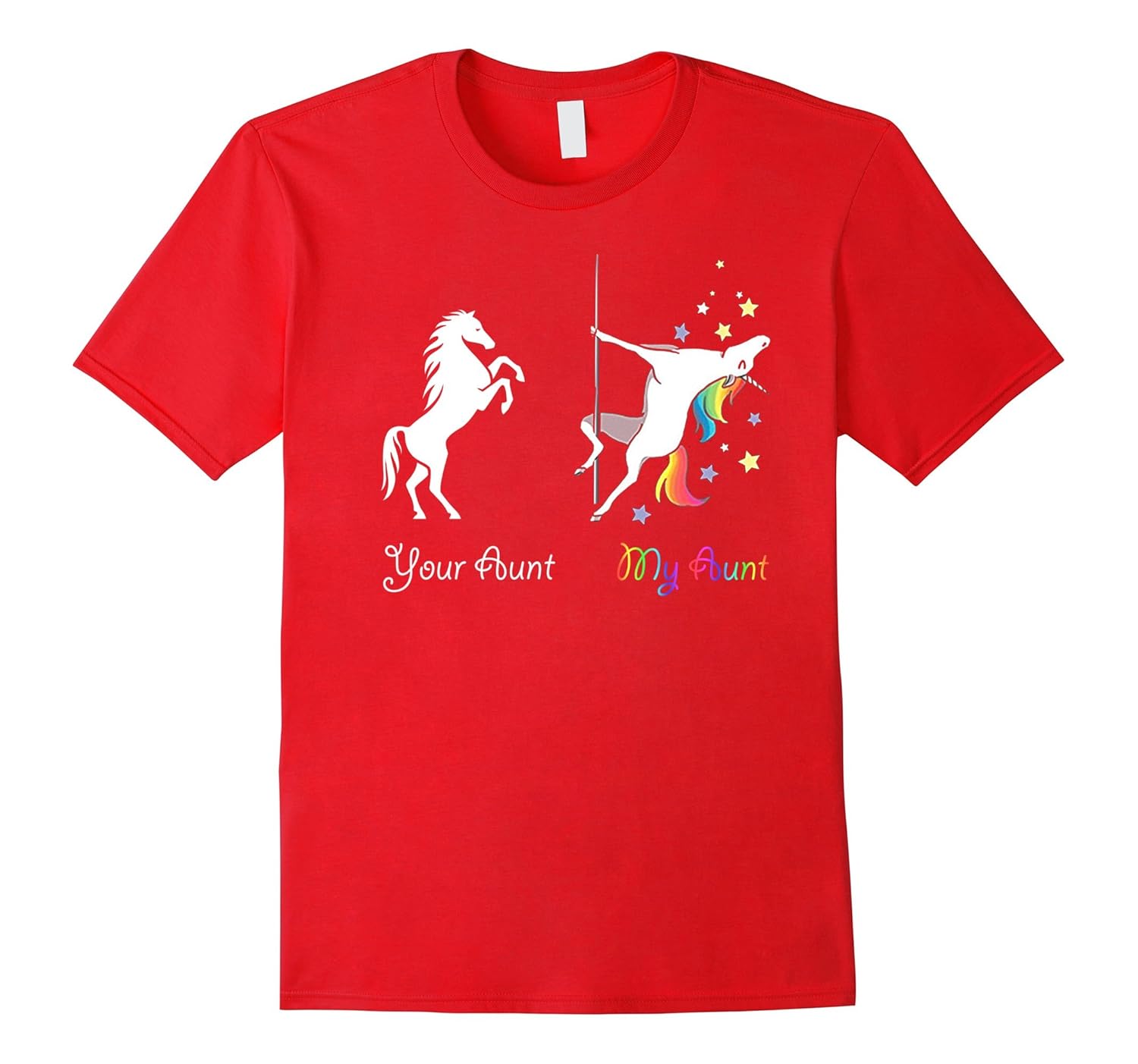 Your aunt My aunt unicorn T-shirt-ANZ