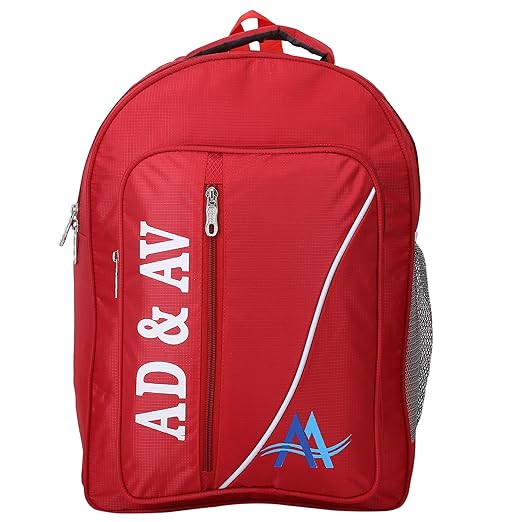 AD & AV Casual Backpack 124_ADAV_TEDHILINE_RED_Backpack