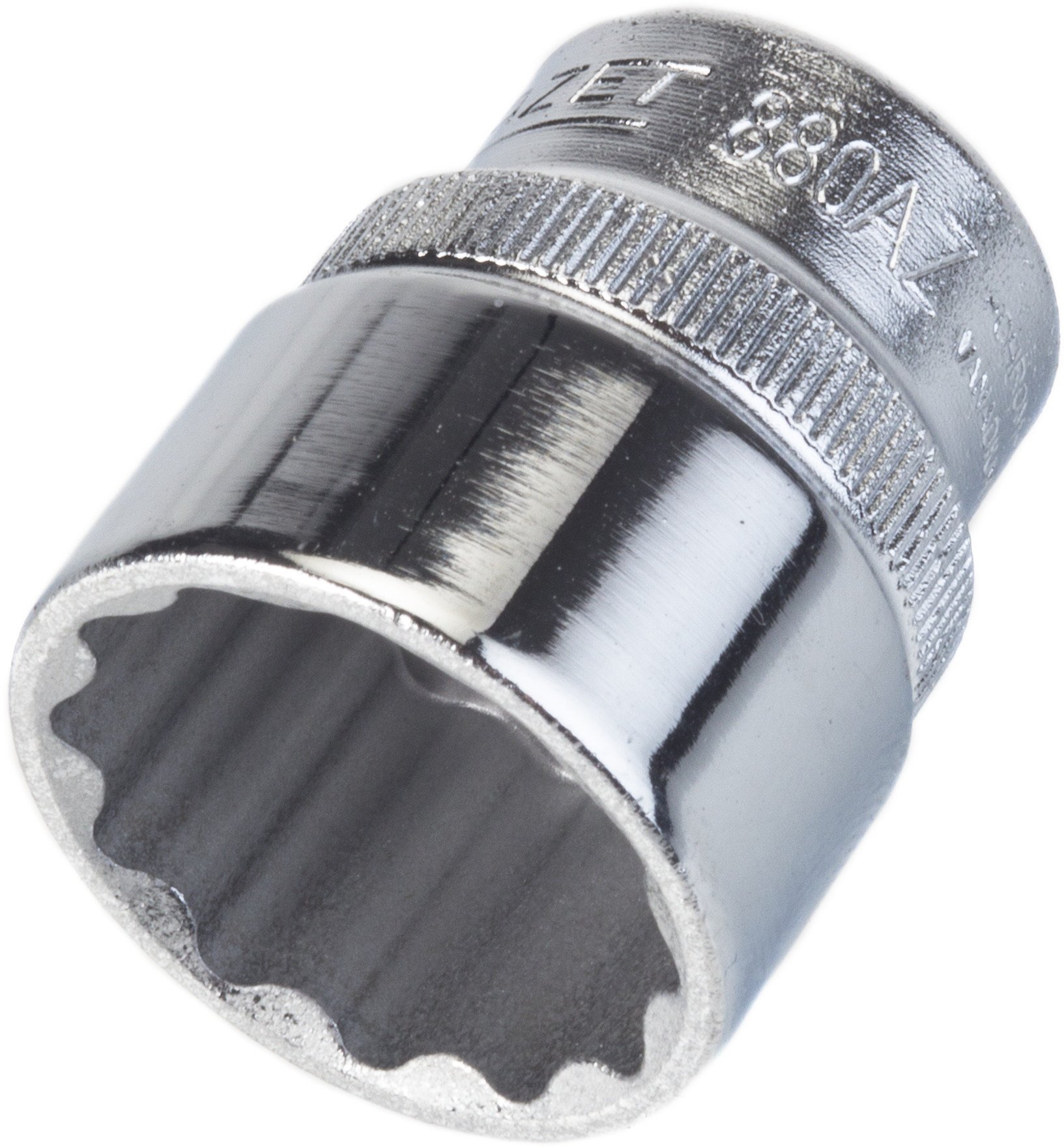 HAZET 880AZ-25/32 31.5 mm 12-Point Traction Profile Socket - Chrome-Plated/Polished