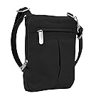 Travelon Anti-Theft Classic Light Mini Crossbody Messenger Bag (One Size, Indigo - Exclusive Color)