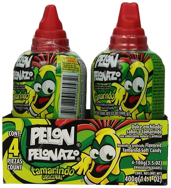 PELONAZO CANDY, TAMARIND PUSH-POPS, 14.1 OUNCE (PACK OF 4)