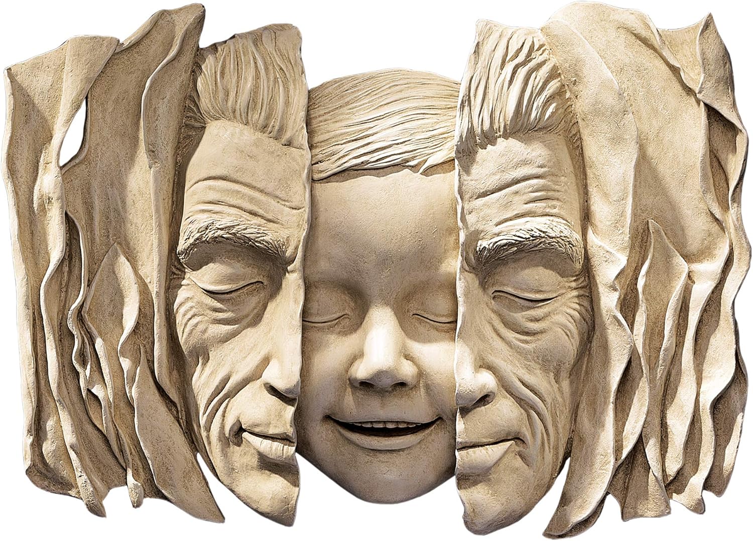 Design Toscano NG34490 Child at Heart Wall Sculpture, Ancient Ivory