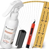 SAPLIZE Golf Regripping Kit with 15 Paper-Backed Tapes 5oz Solvent Vise Clamp view 1