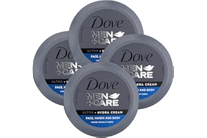 Dove Men+Care Ultra-Hydra Cream with 24 Hour Moisturization, 2.53 FL OZ (Pack of 4)
