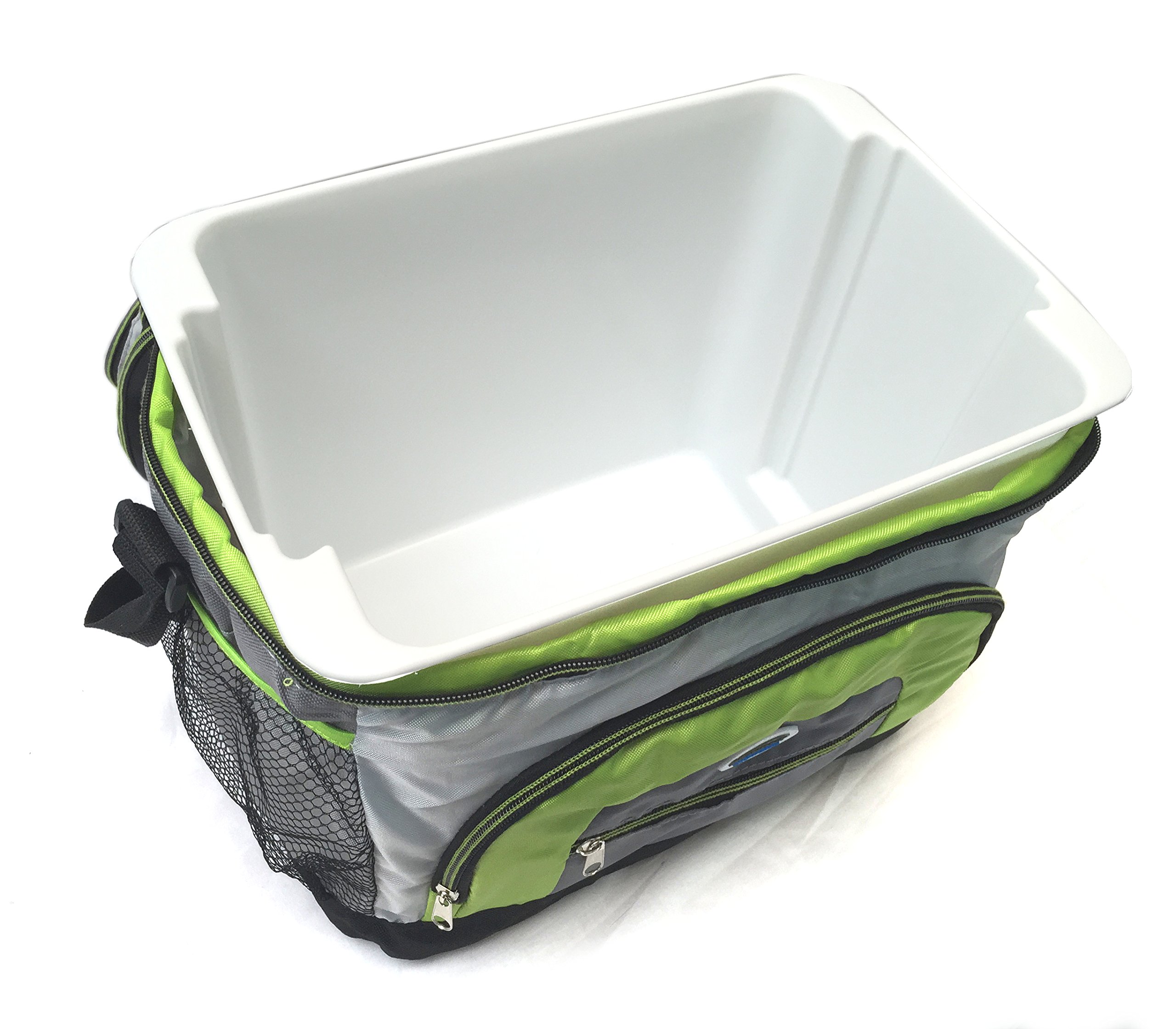 Unique Imports Handheld Soft Can Cooler Bag Expandable Top with Hard