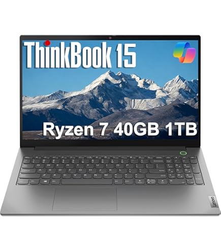 Amazon.com: Lenovo ThinkBook 15 Business Laptop (15.6