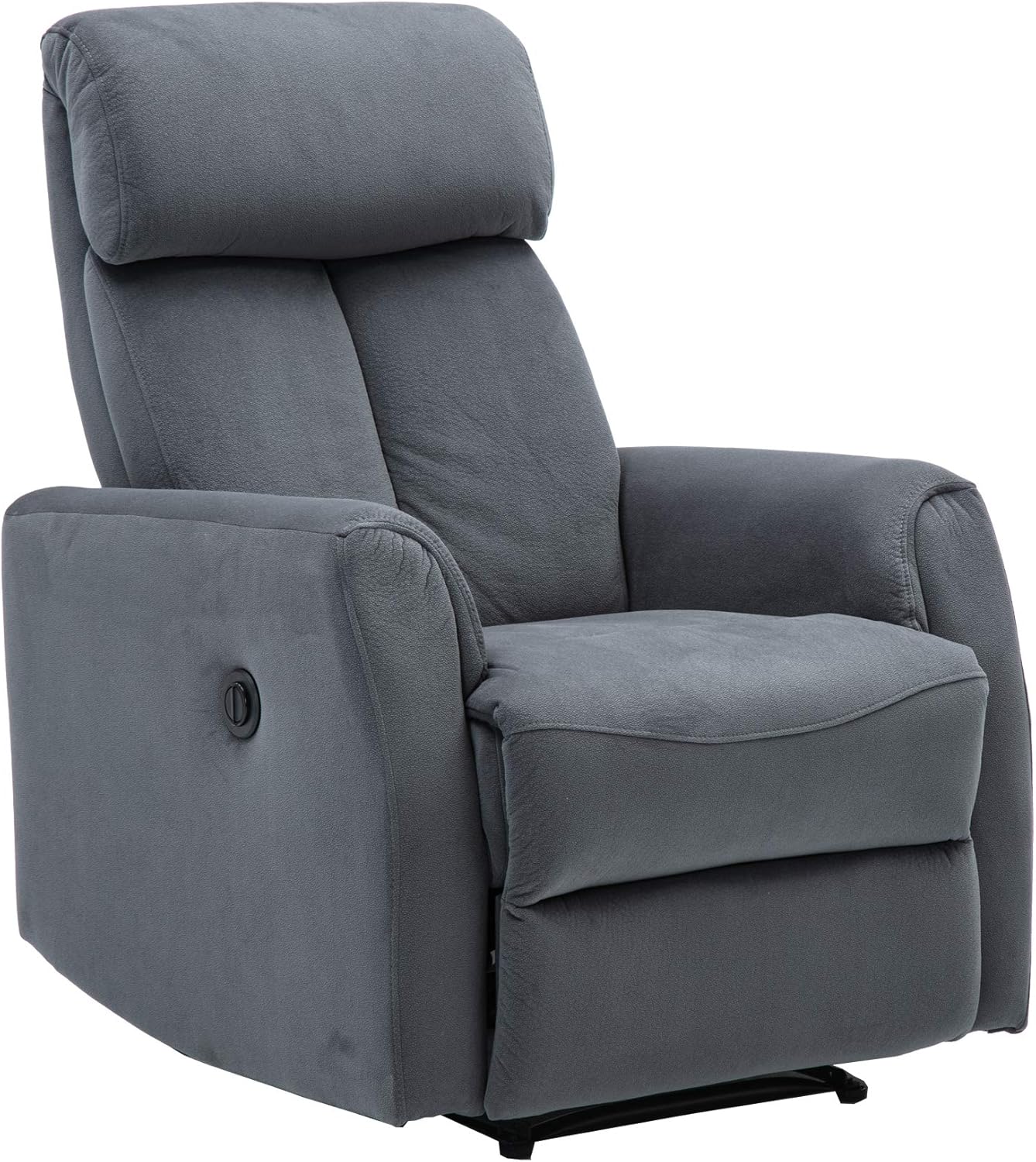 Merax Electric Recliner Chair Lazy Boy Sofa for Elderly, Office or Living Room, Blue-Gray: Furniture & Decor