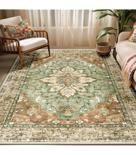 Amazon.com: Rugs.com - Madeline Vintage Rug – 3' 3 x 5' 3 Gray