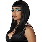 California Costumes Womens Angular Egyptian Cut Wig, Black