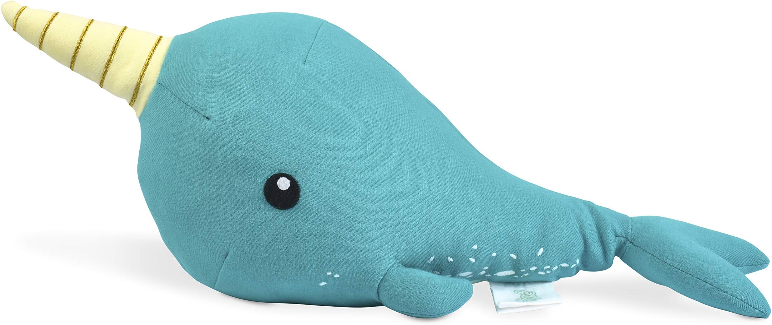 Elly Lu Norman The Narwhal - Organic Super Soft Stuffed Animal, STEM Toy (8 in Plush)…