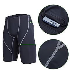 BEROY Mens Compression Shorts Training Athletics