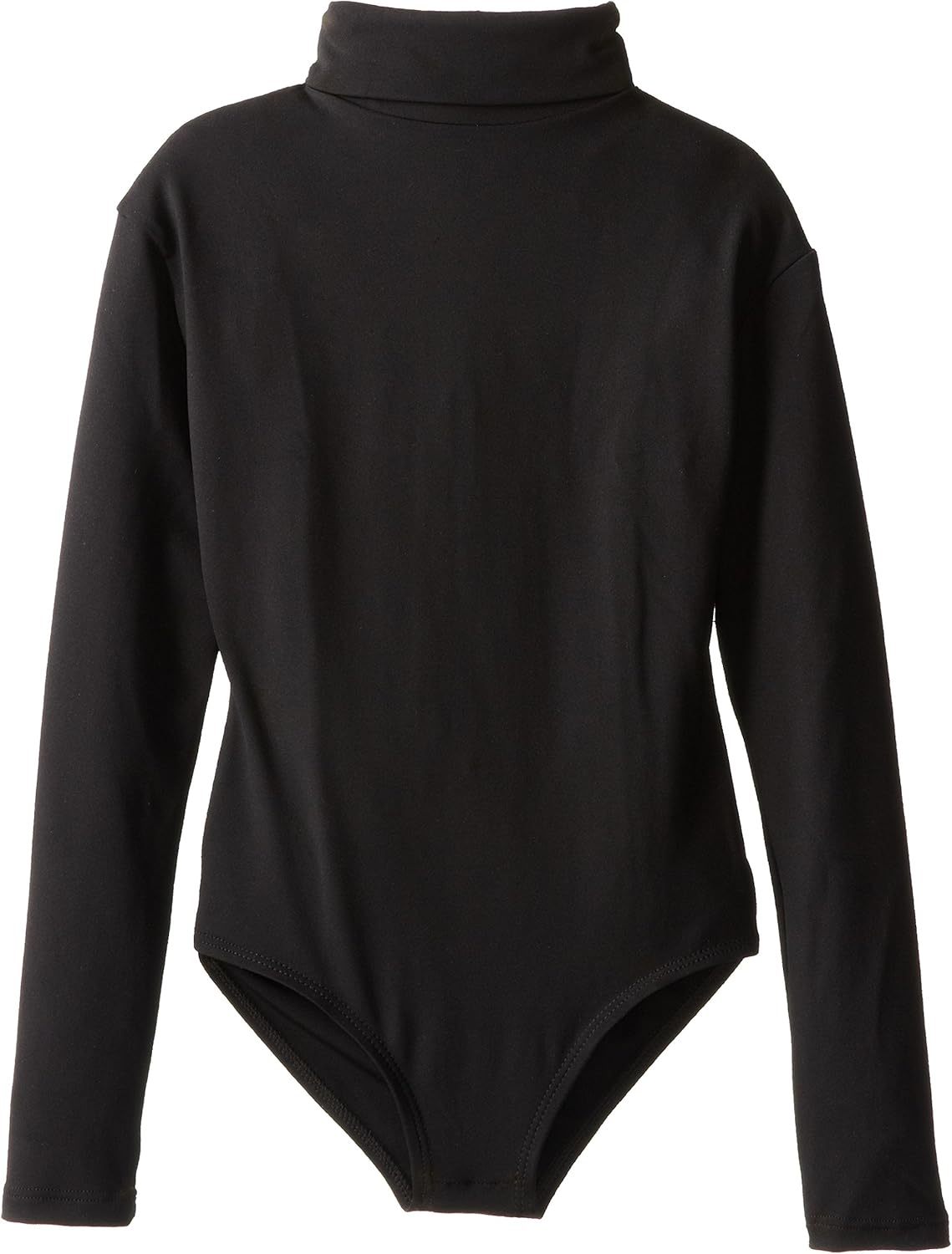 Capezio Girls' Team Basic Turtleneck Long Sleeve Leotard with Snaps: Clothing