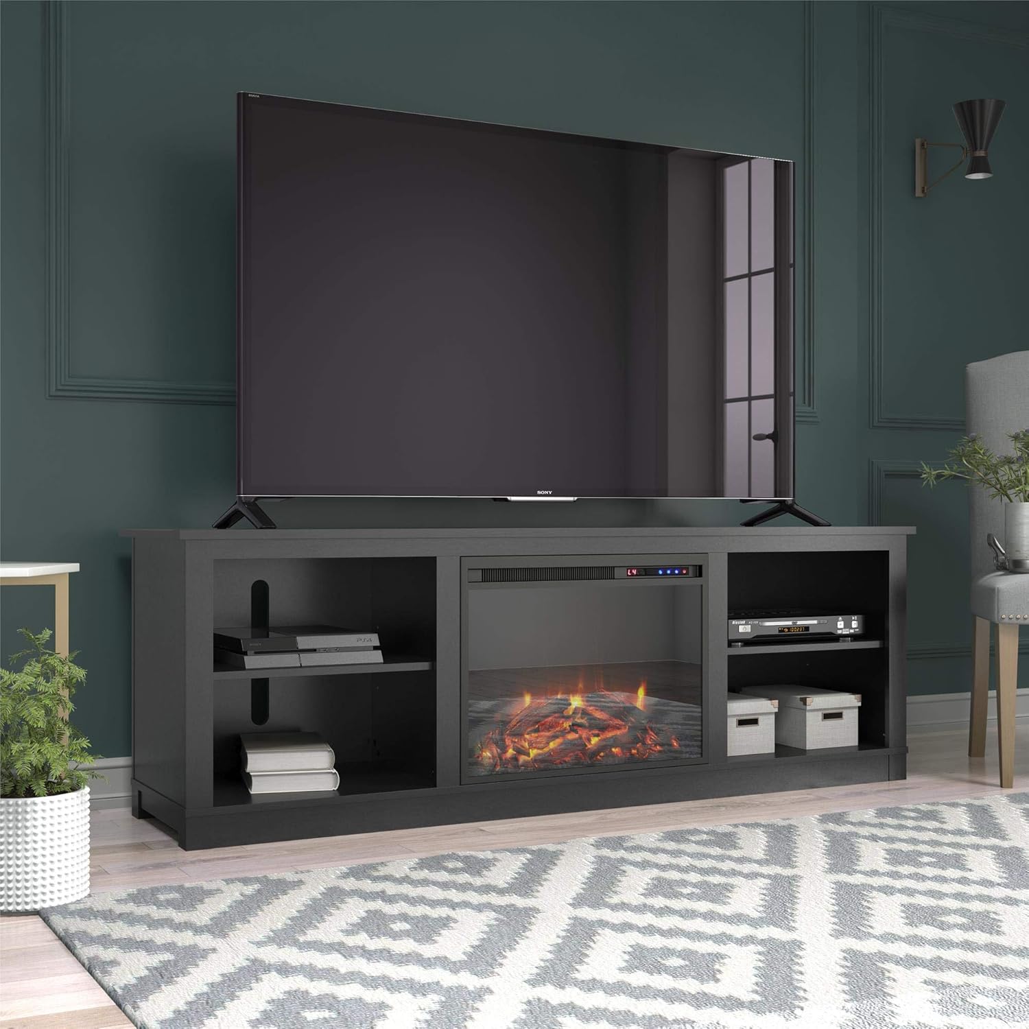 Best Tv Stand 70 Inch With Fireplace