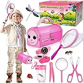 YOPINSAND Bug Catcher Kit & Outdoor Explorer Kit for Kids, 10 Pcs Bug Catching Kit with Toy Cage, Backpack, Manifying Glass, Toy Net, Outdoor Exploration Toys Gift for Boys Girls 3-12