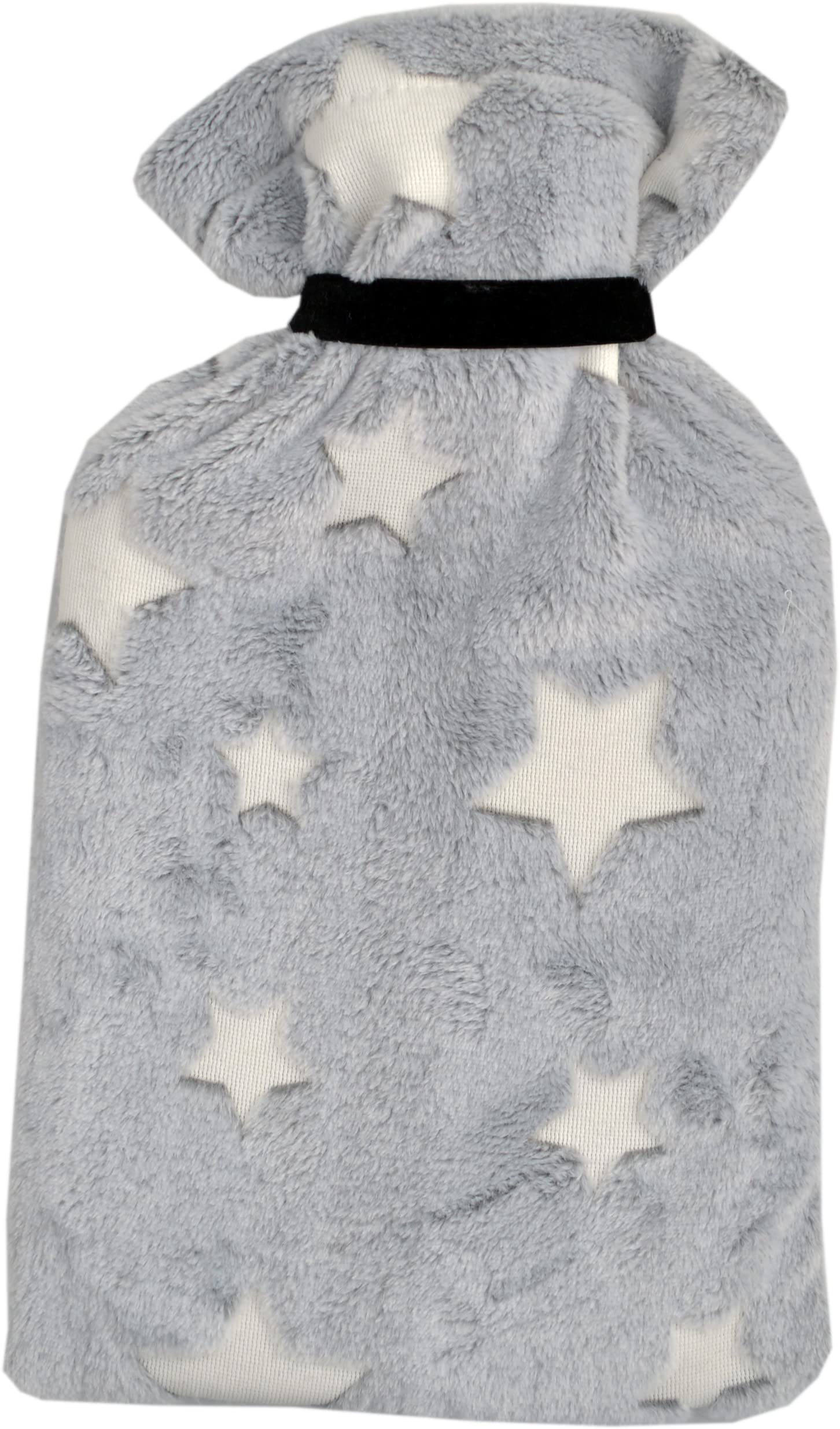 Vagabond Bags Ltd Glow in The Dark 2 Litre Hot Water Bottle with Navy Cover