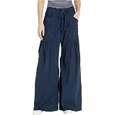 XCVI Women's Willow Wide Leg Stretch Poplin Pants